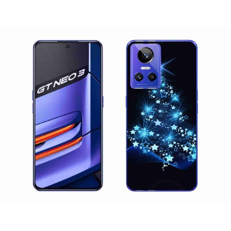 Gelový kryt mmCase na mobil Realme GT Neo 3 - vánoční stromek