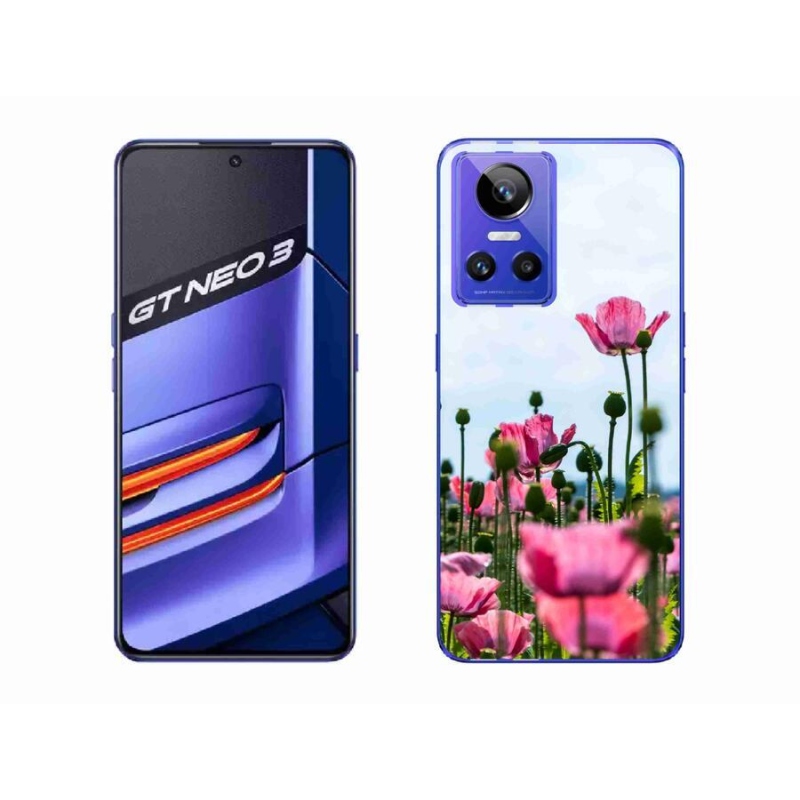 Gelový kryt mmCase na mobil Realme GT Neo 3 - vlčí mák