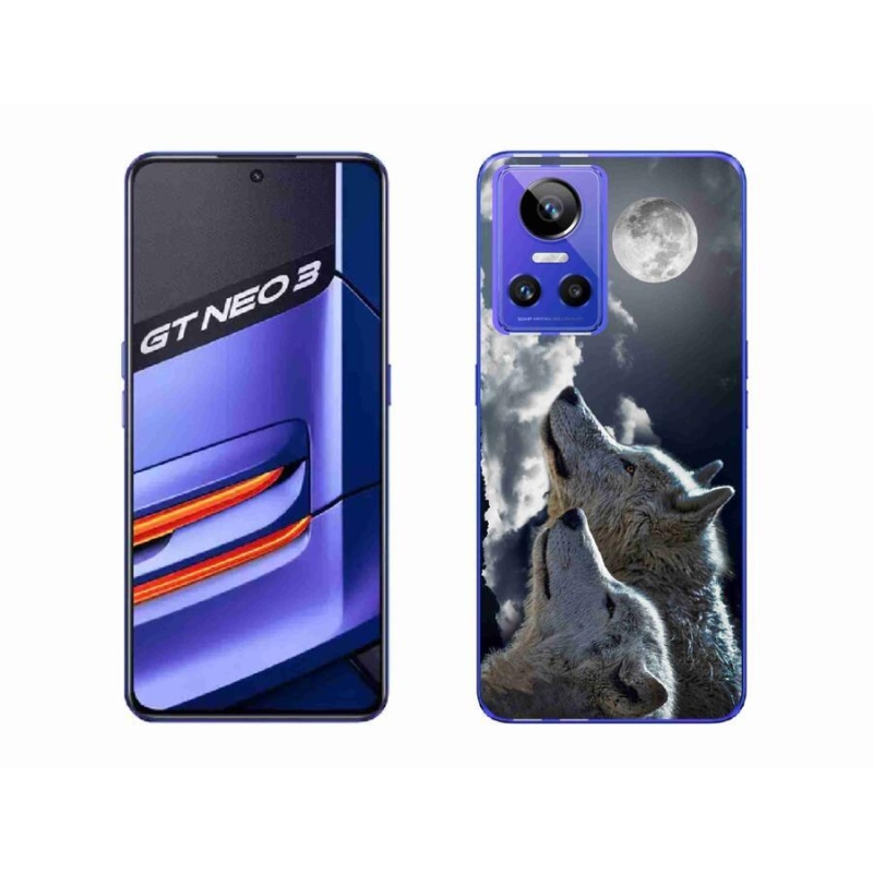 Gelový kryt mmCase na mobil Realme GT Neo 3 - vlci