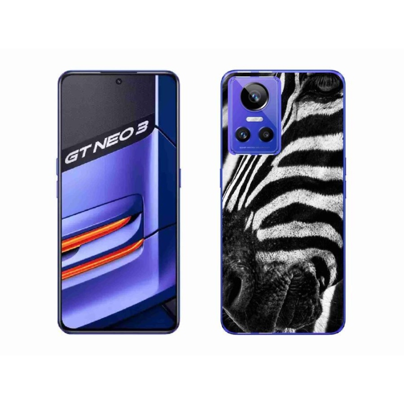 Gelový kryt mmCase na mobil Realme GT Neo 3 - zebra