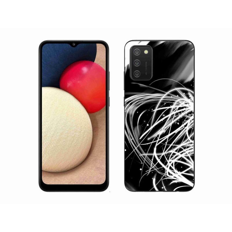 Gelový kryt mmCase na mobil Samsung Galaxy A02s (164.2x75.9x9.1mm) - abstrakt 2