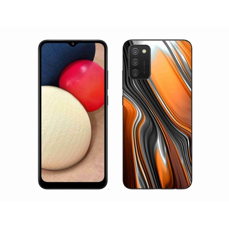 Gelový kryt mmCase na mobil Samsung Galaxy A02s (164.2x75.9x9.1mm) - abstrakt 3