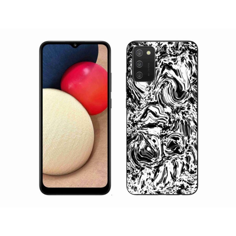Gelový kryt mmCase na mobil Samsung Galaxy A02s (164.2x75.9x9.1mm) - abstrakt 4