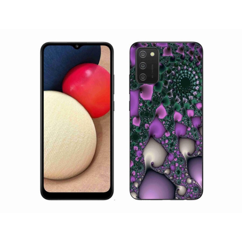Gelový kryt mmCase na mobil Samsung Galaxy A02s (164.2x75.9x9.1mm) - abstrakt 7