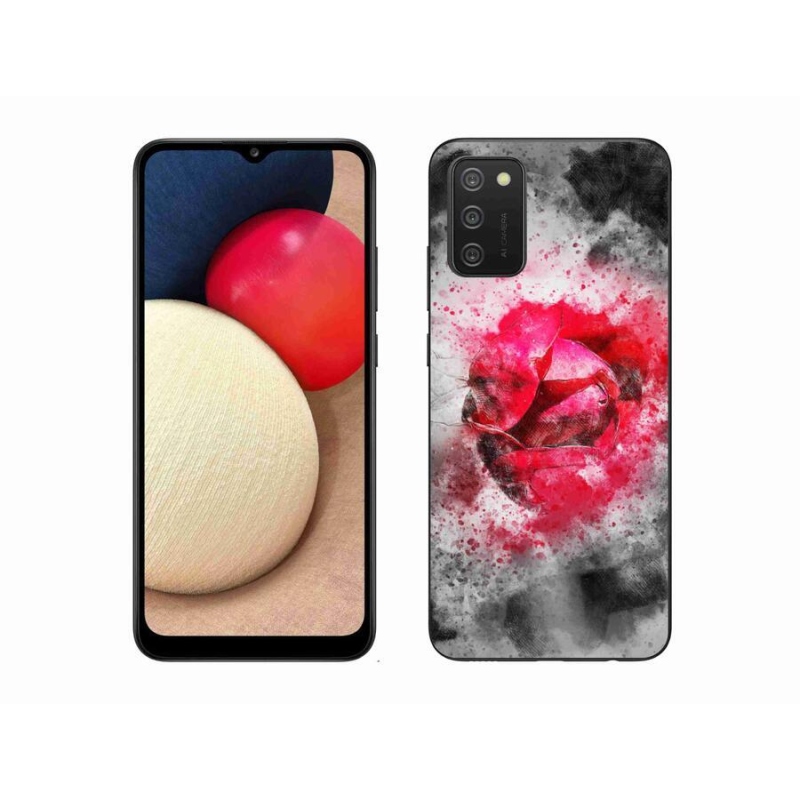 Gelový kryt mmCase na mobil Samsung Galaxy A02s (164.2x75.9x9.1mm) - abstrakt 9