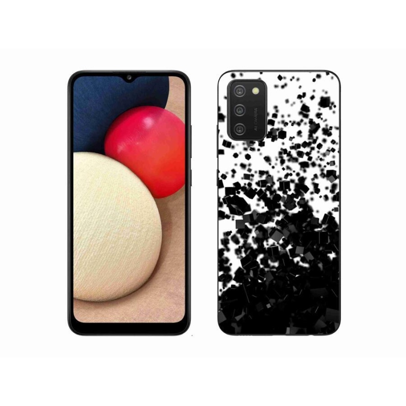Gelový kryt mmCase na mobil Samsung Galaxy A02s (164.2x75.9x9.1mm) - abstraktní vzor 1