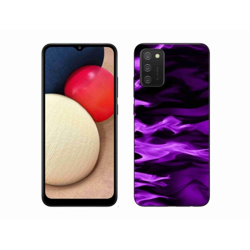 Gelový kryt mmCase na mobil Samsung Galaxy A02s (164.2x75.9x9.1mm) - abstraktní vzor 9