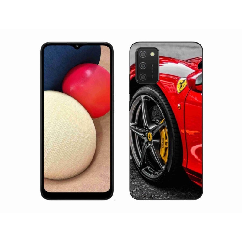 Gelový kryt mmCase na mobil Samsung Galaxy A02s (164.2x75.9x9.1mm) - auto 1