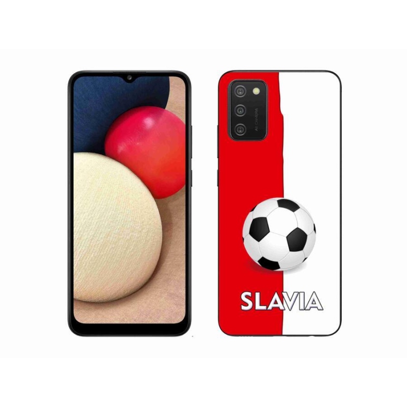 Gelový kryt mmCase na mobil Samsung Galaxy A02s (164.2x75.9x9.1mm) - fotbal 2