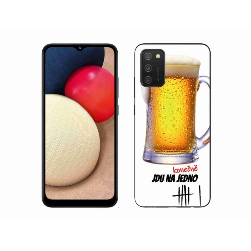 Gelový kryt mmCase na mobil Samsung Galaxy A02s (164.2x75.9x9.1mm) - jdu na jedno