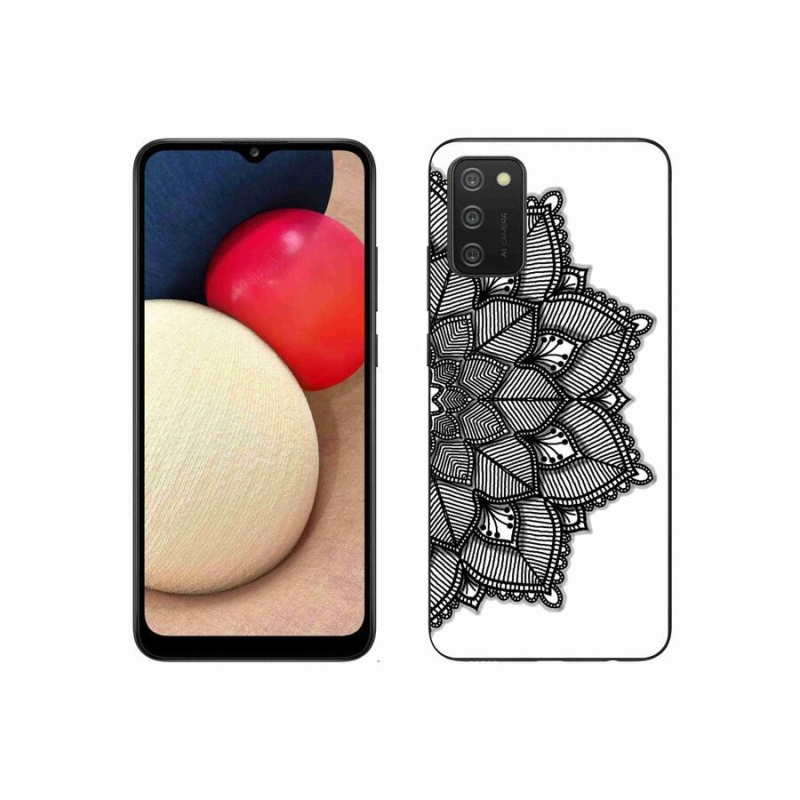 Gelový kryt mmCase na mobil Samsung Galaxy A02s (164.2x75.9x9.1mm) - mandala