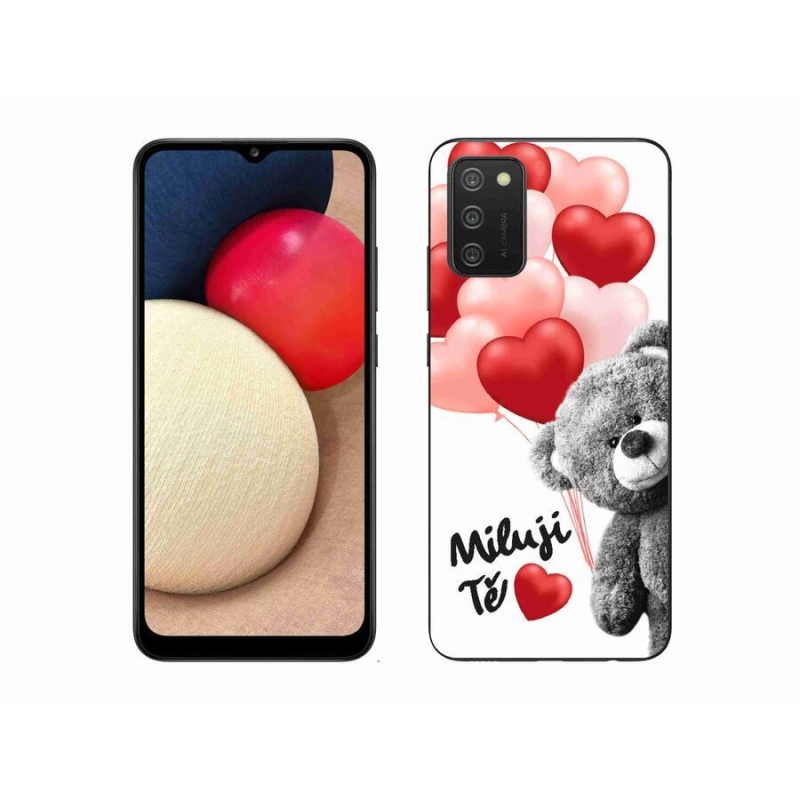 Gelový kryt mmCase na mobil Samsung Galaxy A02s (164.2x75.9x9.1mm) - miluji Tě