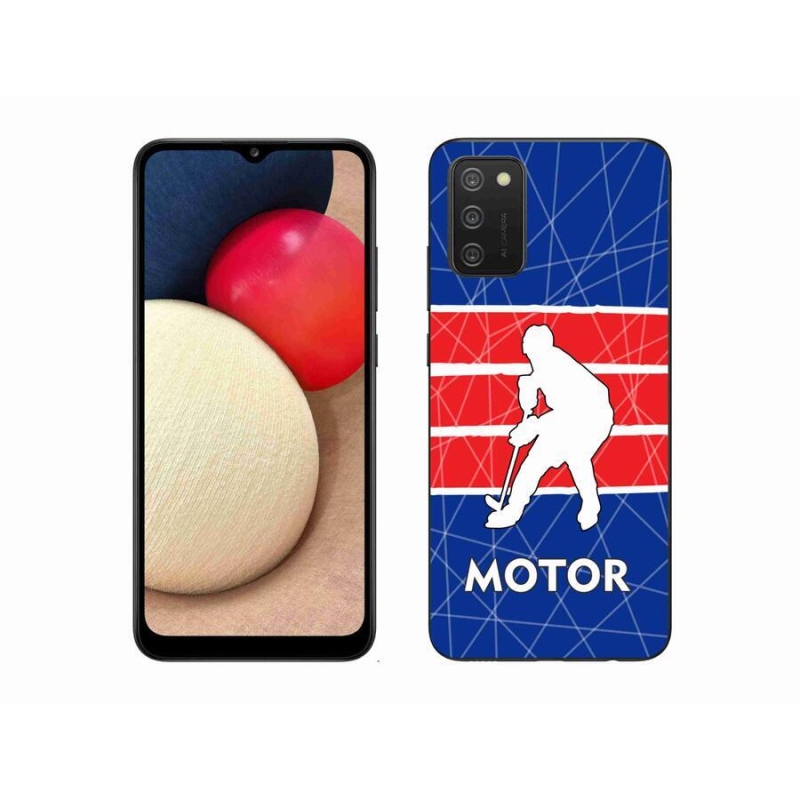 Gelový kryt mmCase na mobil Samsung Galaxy A02s (164.2x75.9x9.1mm) - Motor