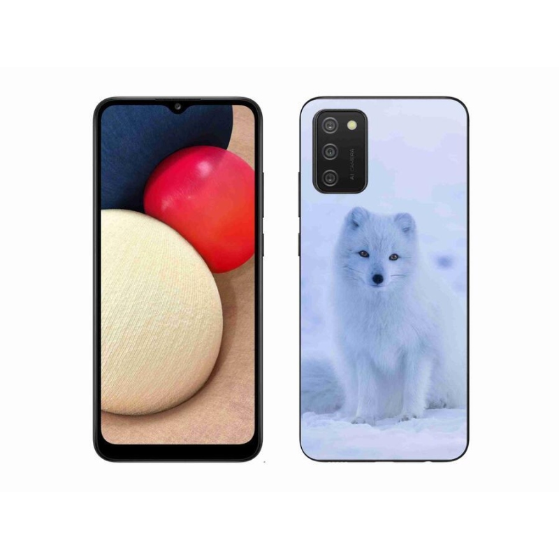 Gelový kryt mmCase na mobil Samsung Galaxy A02s (164.2x75.9x9.1mm) - polární liška