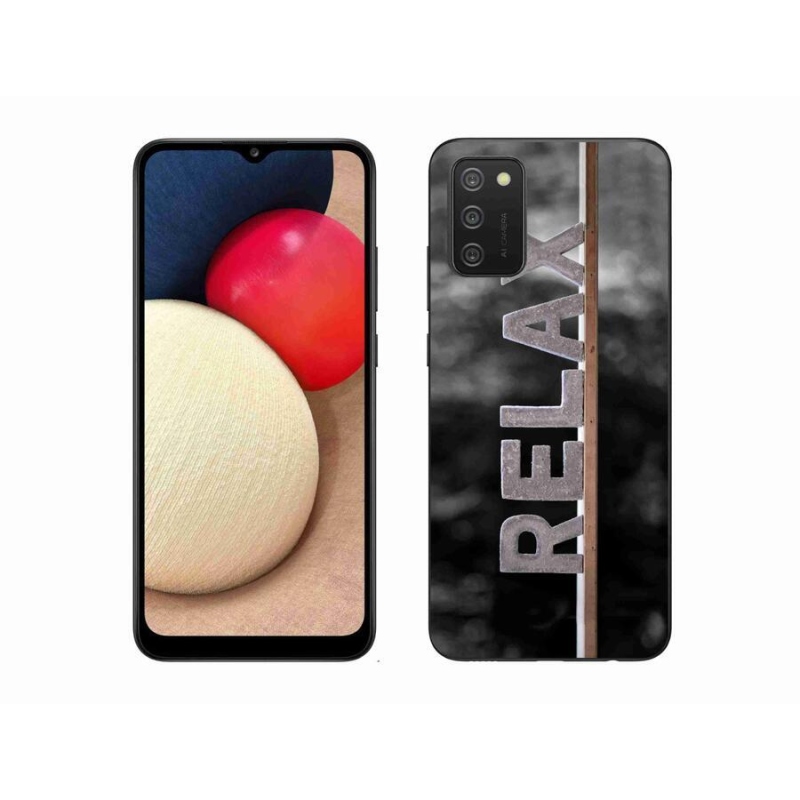 Gelový kryt mmCase na mobil Samsung Galaxy A02s (164.2x75.9x9.1mm) - relax 1