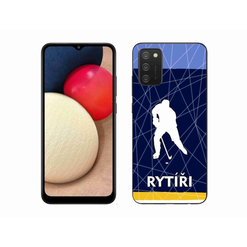 Gelový kryt mmCase na mobil Samsung Galaxy A02s (164.2x75.9x9.1mm) - Rytíři