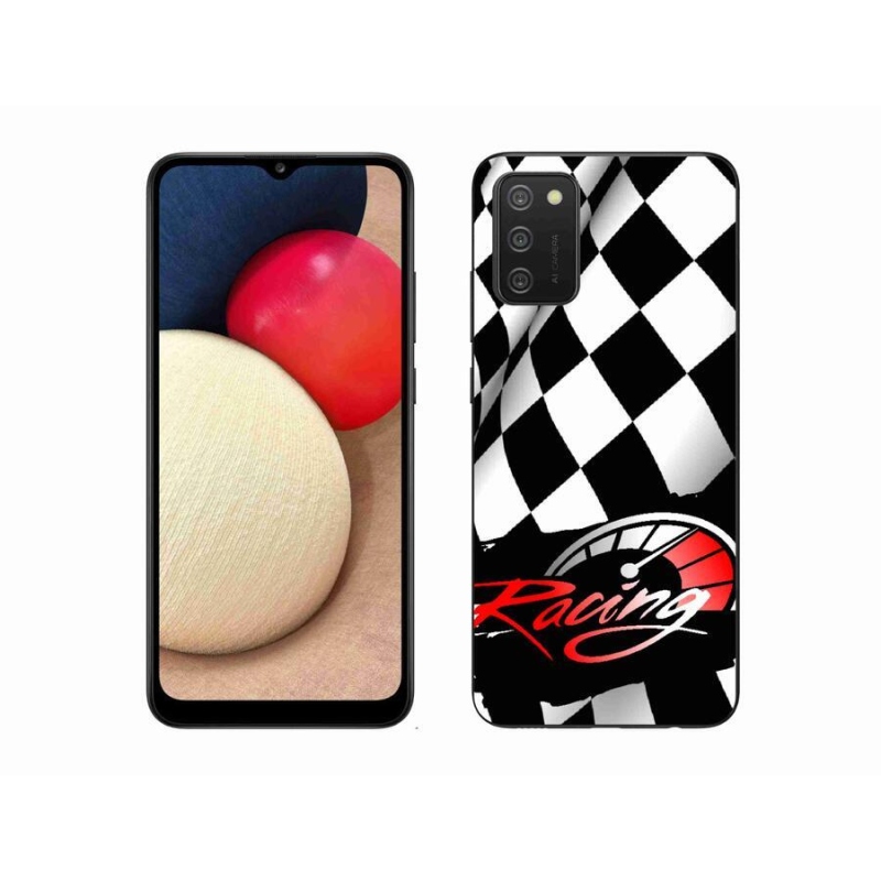 Gelový kryt mmCase na mobil Samsung Galaxy A02s (164.2x75.9x9.1mm) - závodění