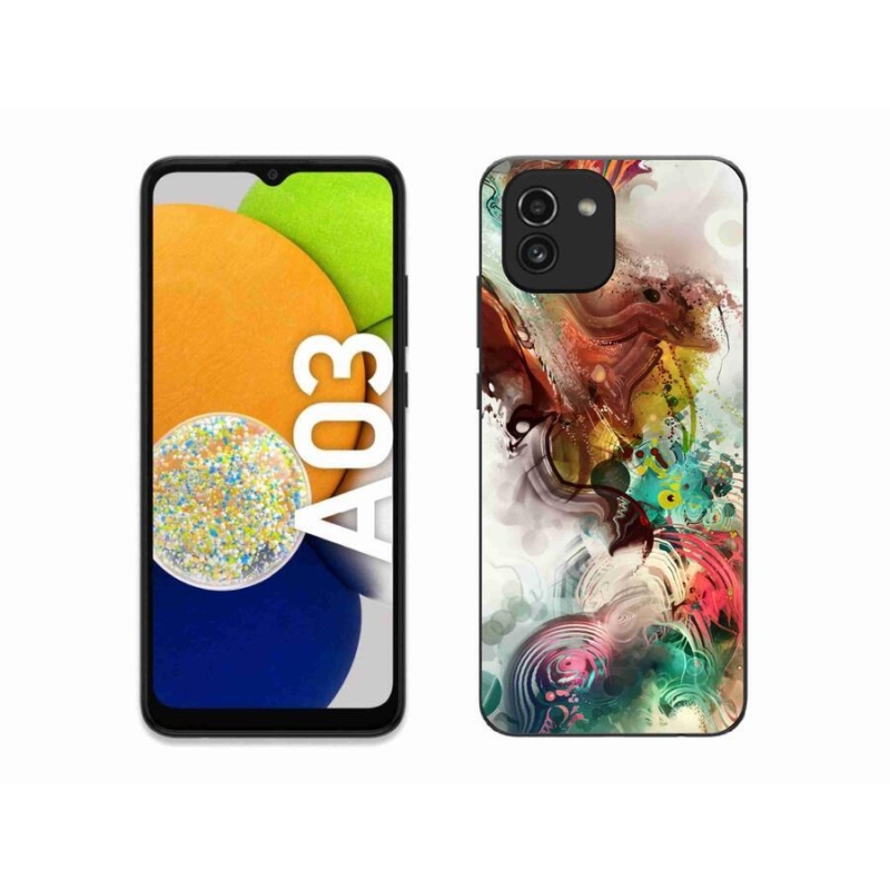 Gelový kryt mmCase na mobil Samsung Galaxy A03 - abstrakt 1