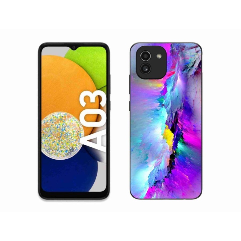 Gelový kryt mmCase na mobil Samsung Galaxy A03 - abstrakt