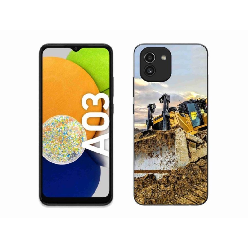 Gelový kryt mmCase na mobil Samsung Galaxy A03 - bagr