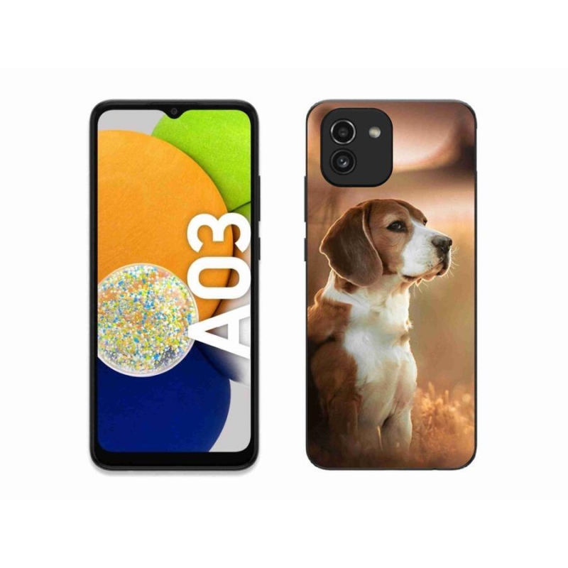 Gelový kryt mmCase na mobil Samsung Galaxy A03 - bígl