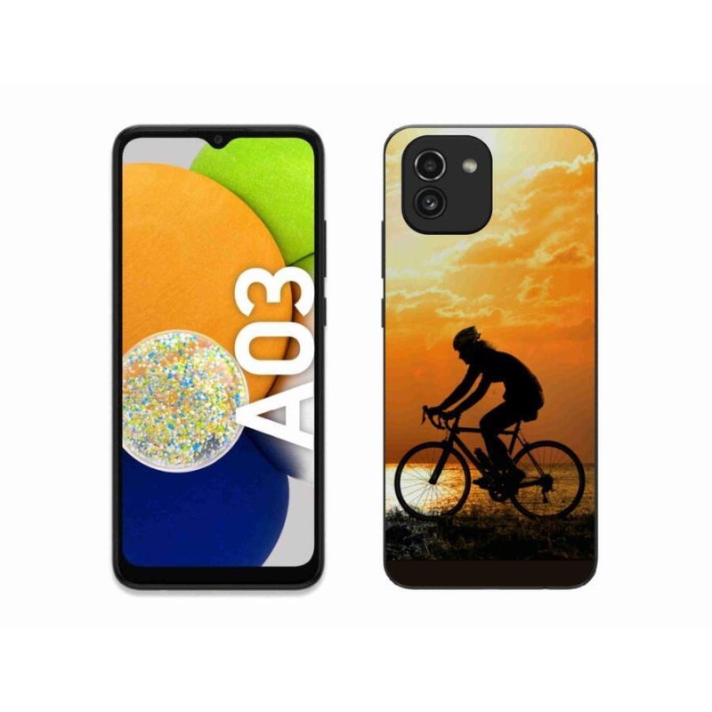 Gelový kryt mmCase na mobil Samsung Galaxy A03 - cyklovýlet