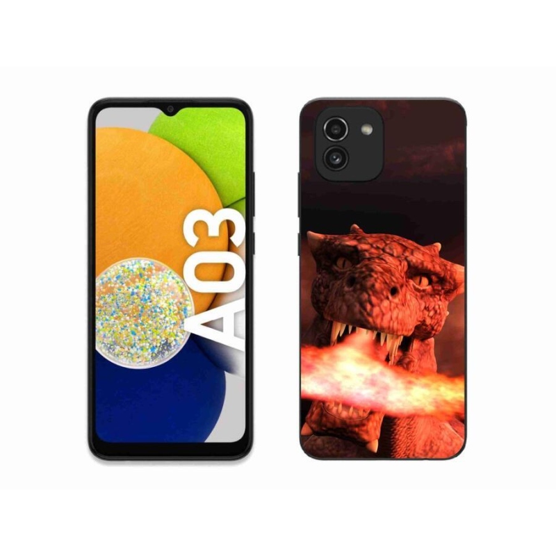 Gelový kryt mmCase na mobil Samsung Galaxy A03 - drak