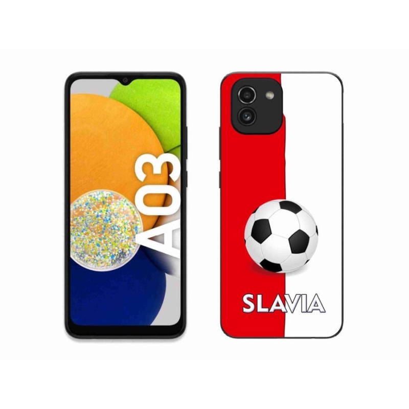 Gelový kryt mmCase na mobil Samsung Galaxy A03 - fotbal 2