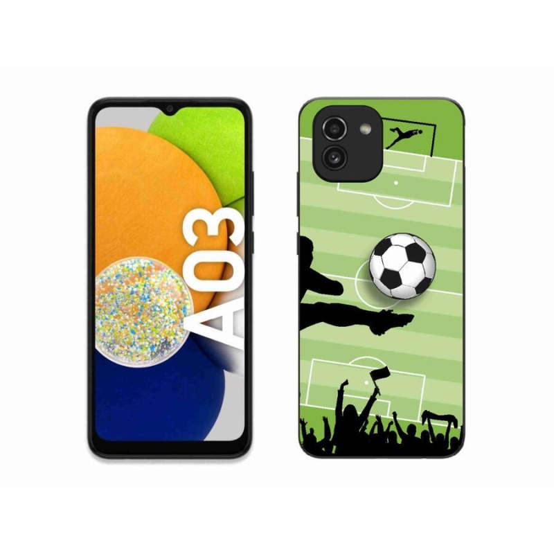 Gelový kryt mmCase na mobil Samsung Galaxy A03 - fotbal 3
