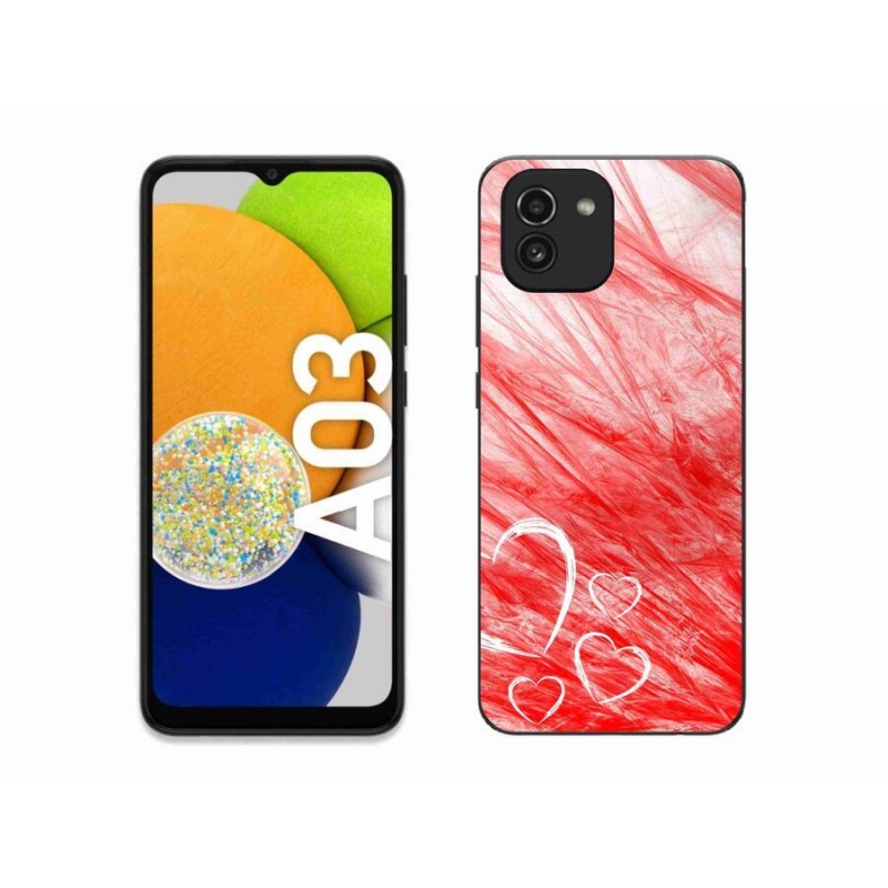 Gelový kryt mmCase na mobil Samsung Galaxy A03 - heart