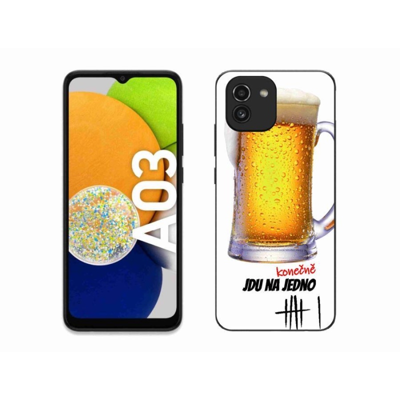 Gelový kryt mmCase na mobil Samsung Galaxy A03 - jdu na jedno
