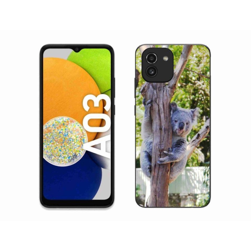 Gelový kryt mmCase na mobil Samsung Galaxy A03 - koala