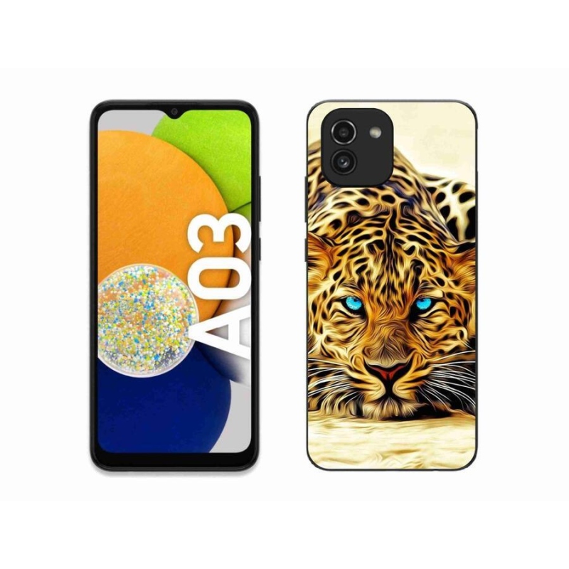 Gelový kryt mmCase na mobil Samsung Galaxy A03 - kreslený tygr