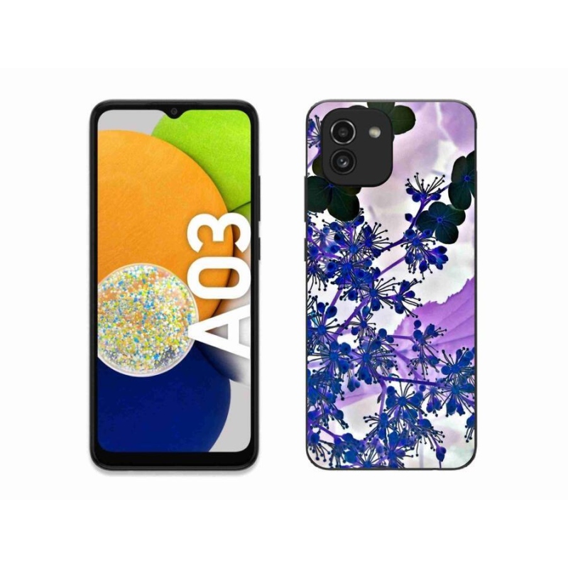 Gelový kryt mmCase na mobil Samsung Galaxy A03 - květ hortenzie