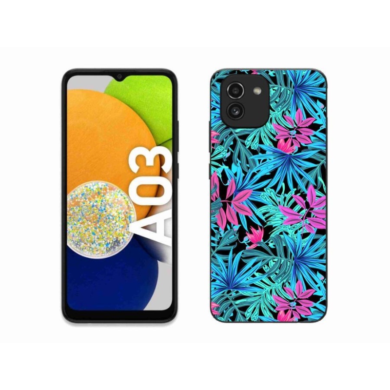 Gelový kryt mmCase na mobil Samsung Galaxy A03 - květiny 3