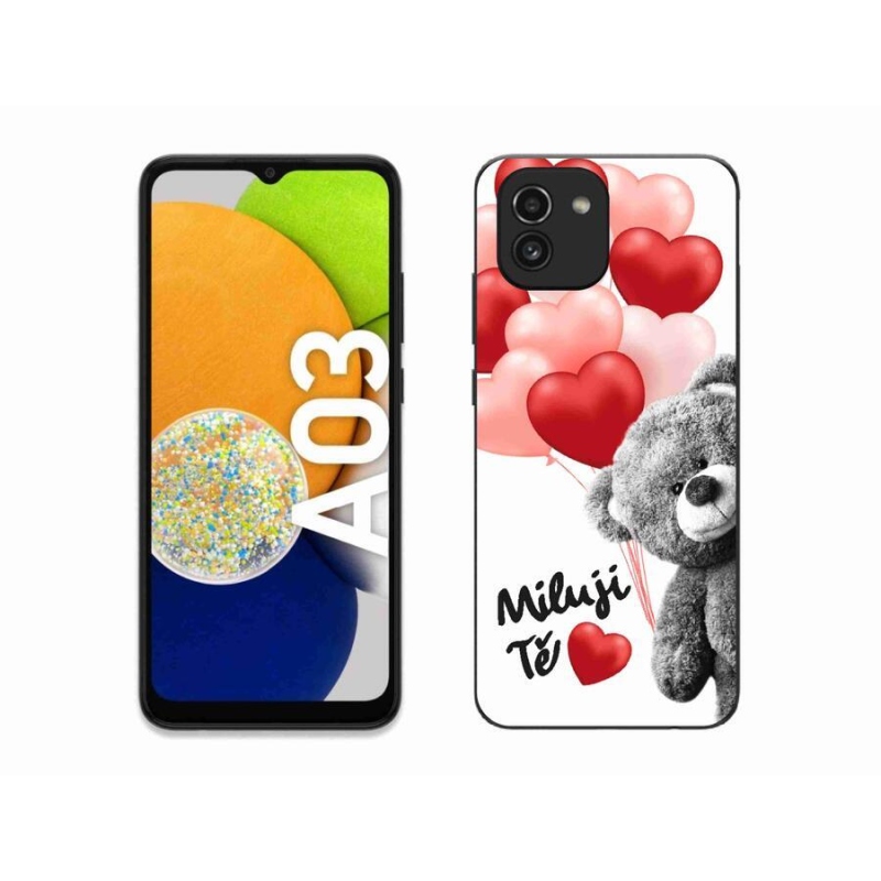 Gelový kryt mmCase na mobil Samsung Galaxy A03 - miluji Tě