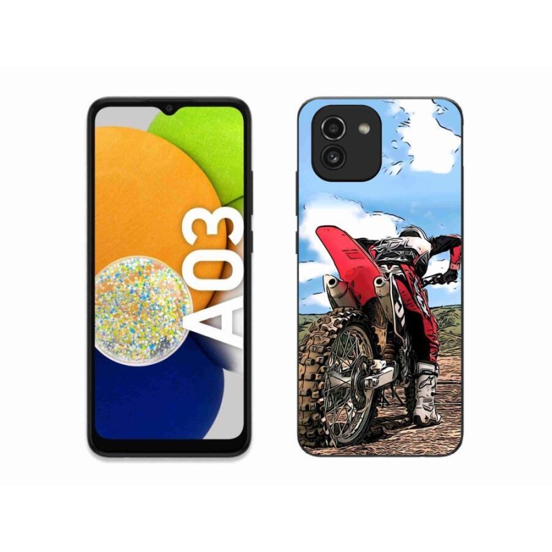 Gelový kryt mmCase na mobil Samsung Galaxy A03 - moto