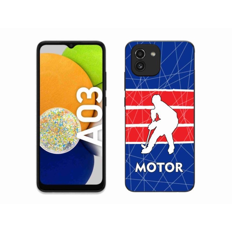 Gelový kryt mmCase na mobil Samsung Galaxy A03 - Motor