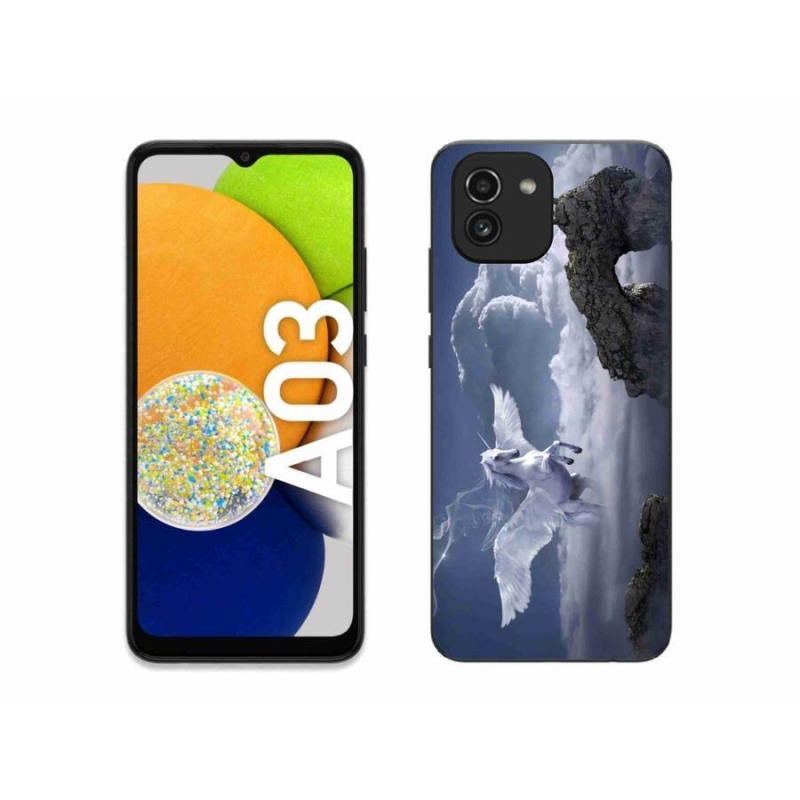 Gelový kryt mmCase na mobil Samsung Galaxy A03 - pegas