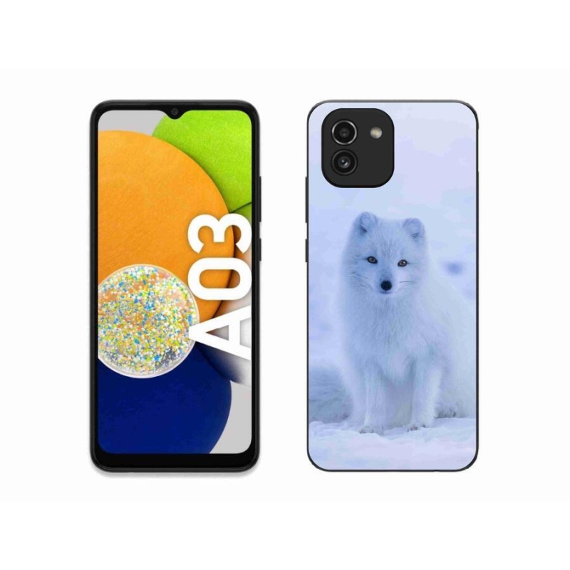 Gelový kryt mmCase na mobil Samsung Galaxy A03 - polární liška