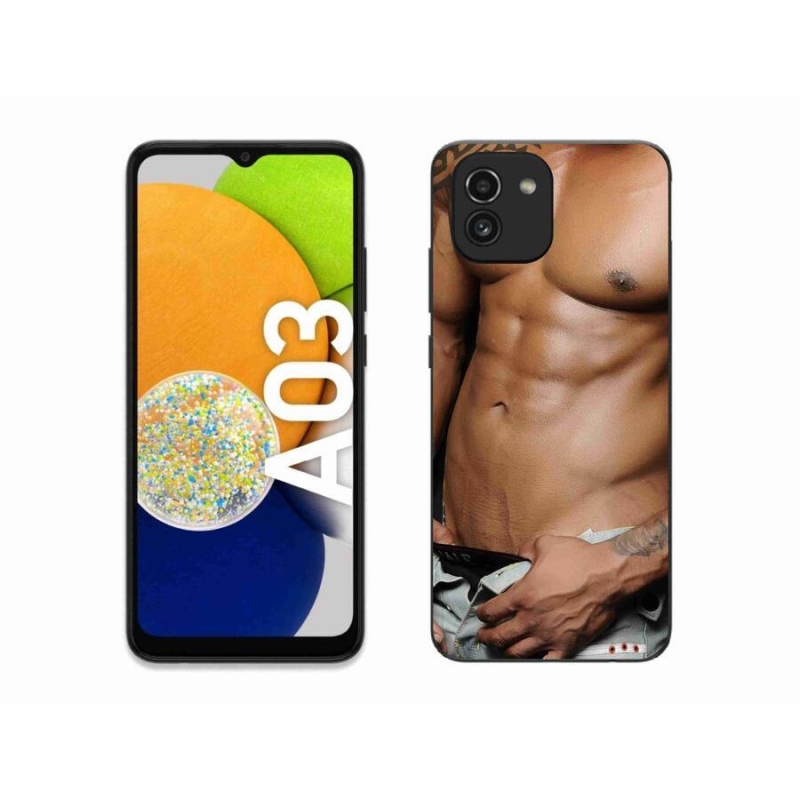 Gelový kryt mmCase na mobil Samsung Galaxy A03 - sexy muž