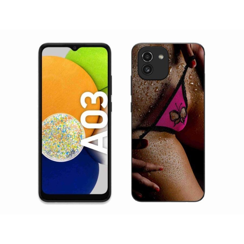 Gelový kryt mmCase na mobil Samsung Galaxy A03 - sexy žena