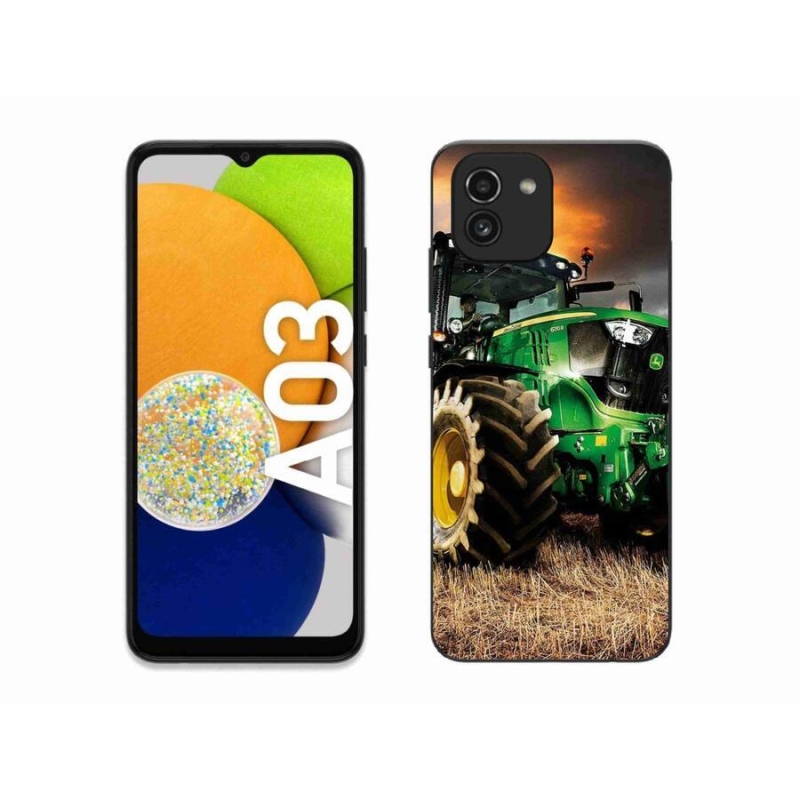 Gelový kryt mmCase na mobil Samsung Galaxy A03 - traktor