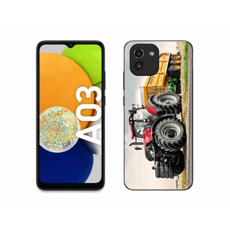 Gelový kryt mmCase na mobil Samsung Galaxy A03 - traktor 3