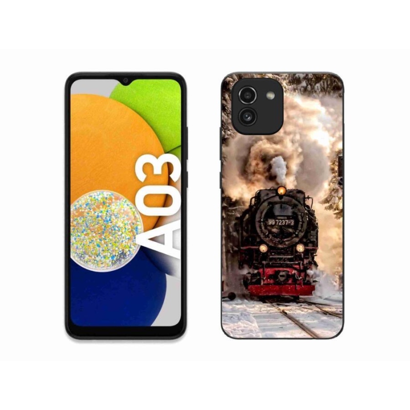 Gelový kryt mmCase na mobil Samsung Galaxy A03 - vlak