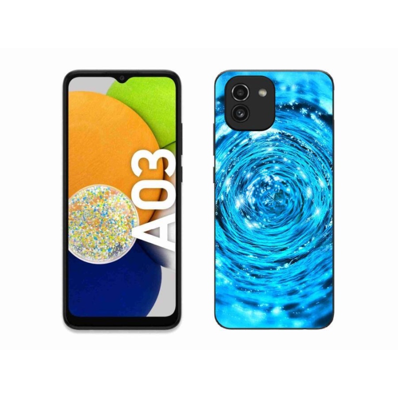 Gelový kryt mmCase na mobil Samsung Galaxy A03 - vodní vír