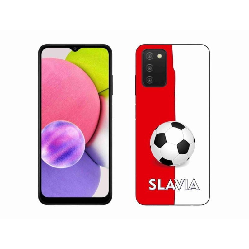 Gelový kryt mmCase na mobil Samsung Galaxy A03s (166.6 x 75.9 x 9.1) - fotbal 2