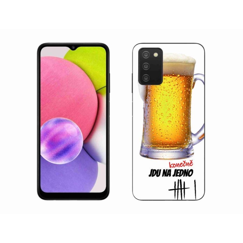 Gelový kryt mmCase na mobil Samsung Galaxy A03s (166.6 x 75.9 x 9.1) - jdu na jedno