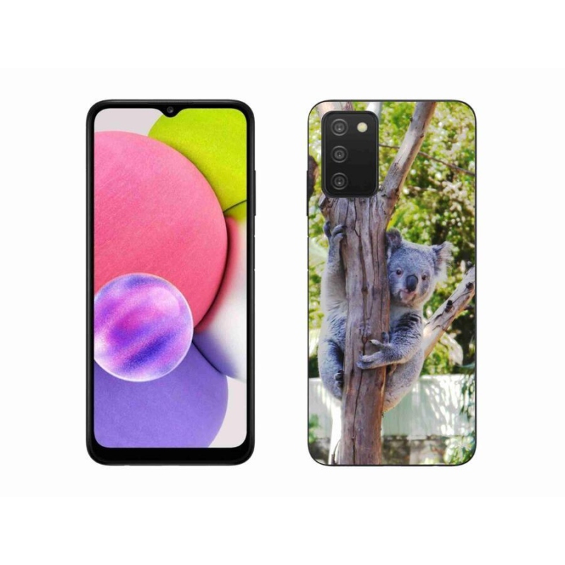 Gelový kryt mmCase na mobil Samsung Galaxy A03s (166.6 x 75.9 x 9.1) - koala