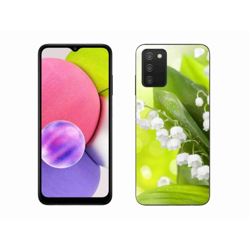 Gelový kryt mmCase na mobil Samsung Galaxy A03s (166.6 x 75.9 x 9.1) - konvalinka